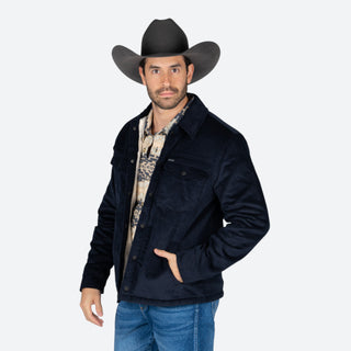 Chamarra Rock & Roll Denim Pana Navy Caballero