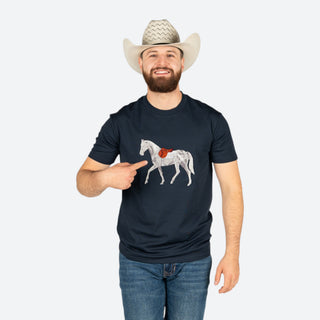 Playera Platini Caballo Navy Caballero