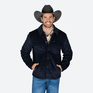 Chamarra Rock & Roll Denim Pana Navy Caballero