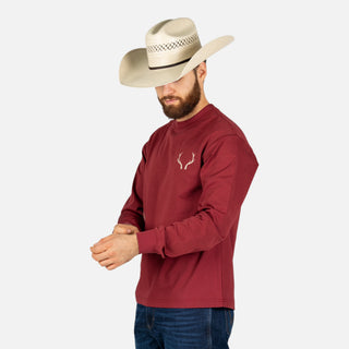 Playera McAllen Antler Vino Caballero