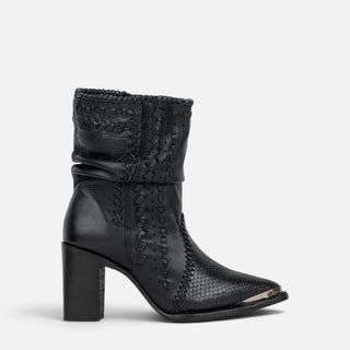 Bota Cuadra Pitón Belly Plunge Negro Dama