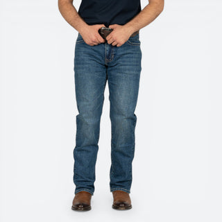 Jeans Rock & Roll Denim Revolver Slim Straight Boot Caballero