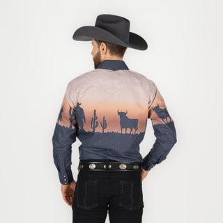 Camisa Rodeo Jinete Caballero