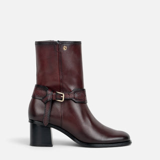 Bota Franco Cuadra Ternera Inca Vino Dama