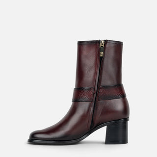 Bota Franco Cuadra Ternera Inca Vino Dama