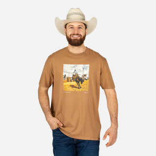 Playera Kimes Ranch SS Classic Event Tabaco Caballero