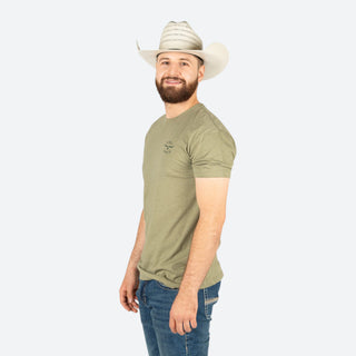 Playera Kimes Ranch Flying Hidh Light Olive Caballero