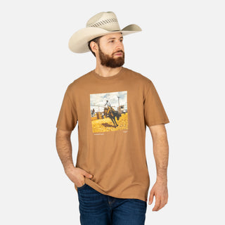 Playera Kimes Ranch SS Classic Event Tabaco Caballero
