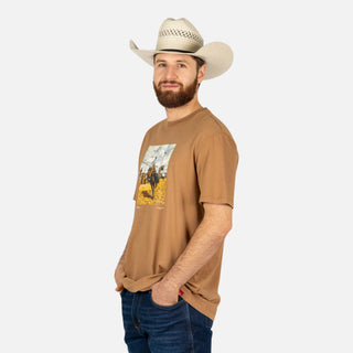 Playera Kimes Ranch SS Classic Event Tabaco Caballero