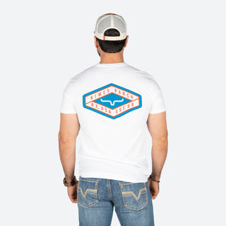 Playera Kimes Ranch Boxer White Caballero