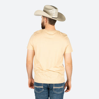 Playera Rock & Roll Denim Rodeo Cream Caballero