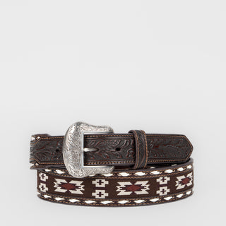 Cinturón Nocona Aztec Vino Caballero