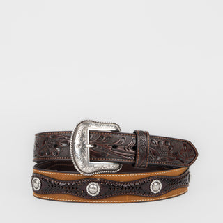 Cinturón Nocona Cincelado Conchos Caballero