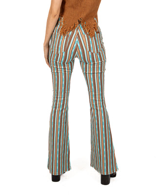 Jeans Rock & Roll Denim High Rise Flare Dama