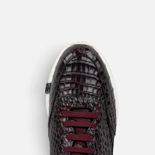 Tenis Franco Cuadra Alligator Vino Caballero