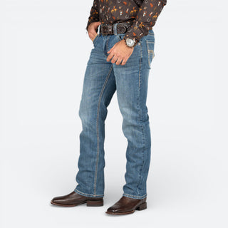 Jeans Rock & Roll Denim Revolver Straight Boot Caballero