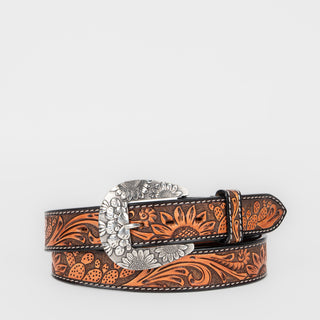 Cinturón Angel Ranch Cincelado Girasol Dama