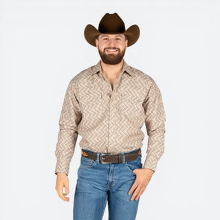 Camisa Rodeo Estampado Caballero