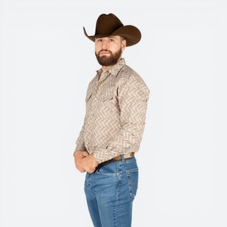 Camisa Rodeo Estampado Caballero