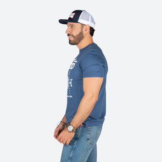 Playera Kimes Ranch Americana 59 Dark Blue Caballero