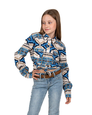 Camisa Rock & Roll Denim Blue Niña