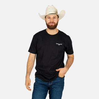 Playera Kimes Ranch Dillard Floral Black Caballero