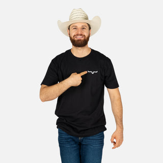 Playera Kimes Ranch Dillard Floral Black Caballero