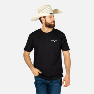 Playera Kimes Ranch Dillard Floral Black Caballero