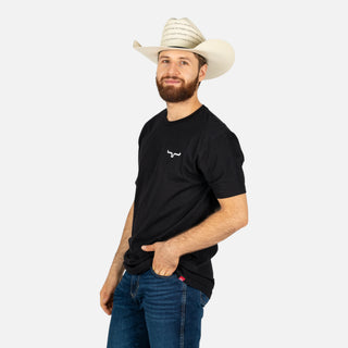 Playera Kimes Ranch Dillard Floral Black Caballero
