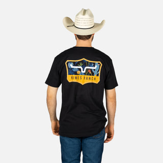 Playera Kimes Ranch Dillard Floral Black Caballero