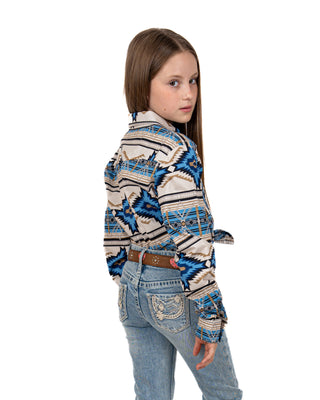 Camisa Rock & Roll Denim Blue Niña