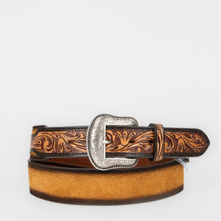 Cinturón Nocona Cincelado Miel Caballero