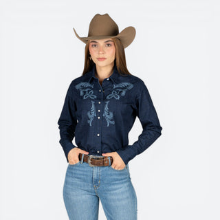 Camisa Wrangler Mezclilla Dama