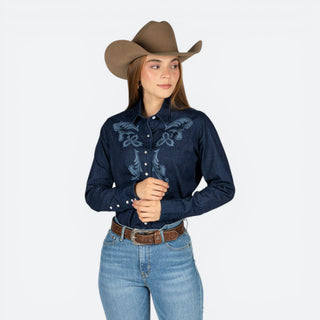 Camisa Wrangler Mezclilla Dama