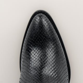 Bota Cuadra Pitón Belly Cosmo Negro Dama