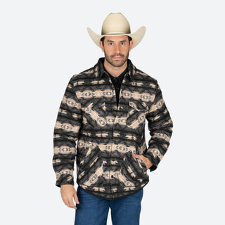 Chamarra Rock & Roll Denim Aztec Doble vista Caballero