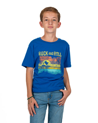 Playera Rock & Roll Denim Niño