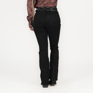 Jeans Levis 725 High Rise Stellar Stretch Negro Dama