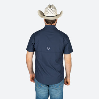 Camisa McAllen Coral Marino Caballero