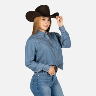Camisa Kimes Ranch Cece indigo Dama
