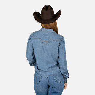Camisa Kimes Ranch Cece indigo Dama