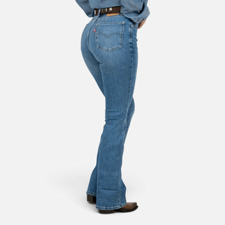 Jeans Levis 725 High Rise Bootcut Indigo Mid Dama