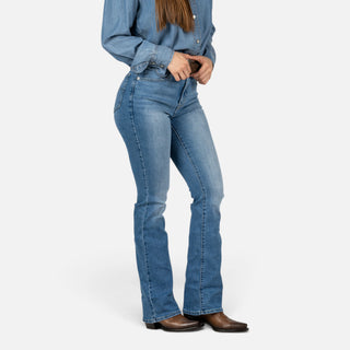 Jeans Levis 725 High Rise Bootcut Indigo Mid Dama