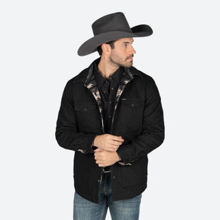 Chamarra Rock & Roll Denim Aztec Doble vista Caballero