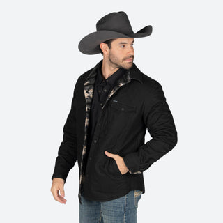 Chamarra Rock & Roll Denim Aztec Doble vista Caballero