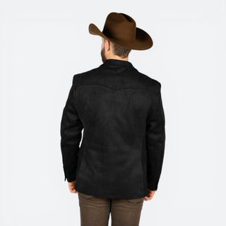 Saco Vaquero Barabas Gamuza Black Caballero