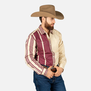 Camisa Kimes Ranch ZT Arm Bandit Khaki Caballero