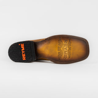 Bota Reyme 049 Crazy Miel Braza Gris Caballero