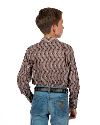 Camisa Rodeo Estampado Niño
