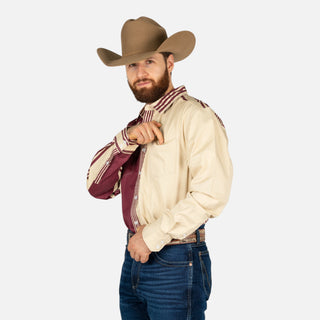 Camisa Kimes Ranch ZT Arm Bandit Khaki Caballero